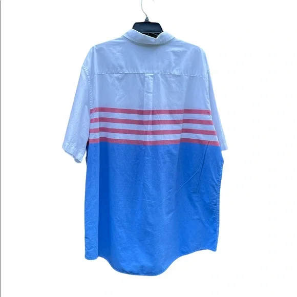 Chaps Short Sleeve Patriotic Shirt Size XXL - Picture 6 of 12